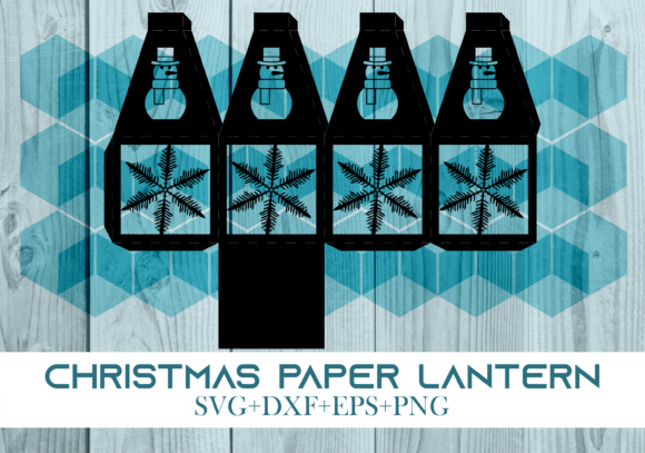 Christmas Paper Lantern Series 0877: A 3D SVG Review