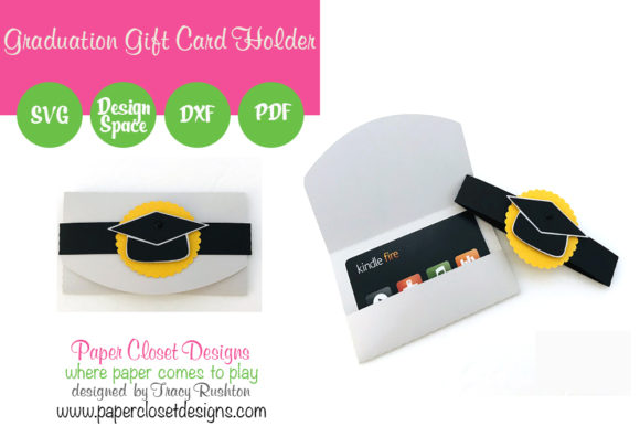 Graduation Gift Card Holder 3D SVG Shapes