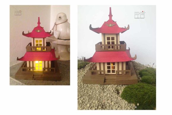 Pagoda 3D SVG for 3D Houses Design