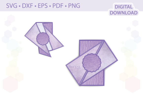 Twist Gate-Fold Card Template: 3D SVG Shapes
